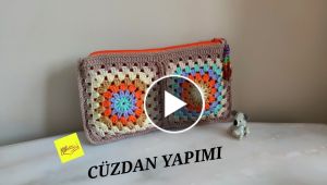 Mini wallet making from sunflower motif.