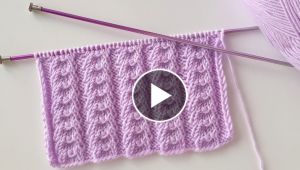 Two needle knitting models and construction.